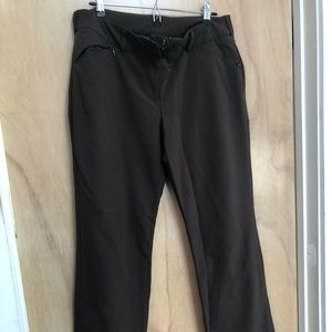 Lole dark brown travel pants